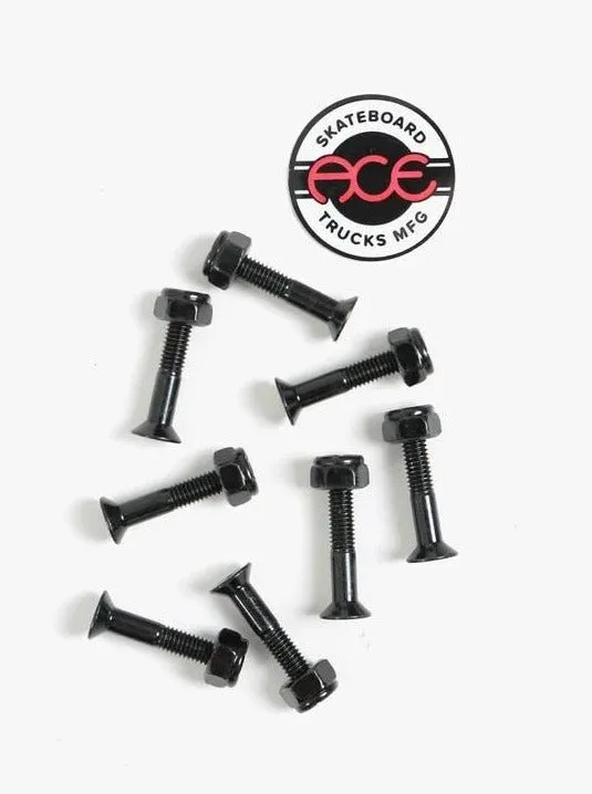 Ace 1 1/4" Allen Skateboard Bolts - Pack Of 8