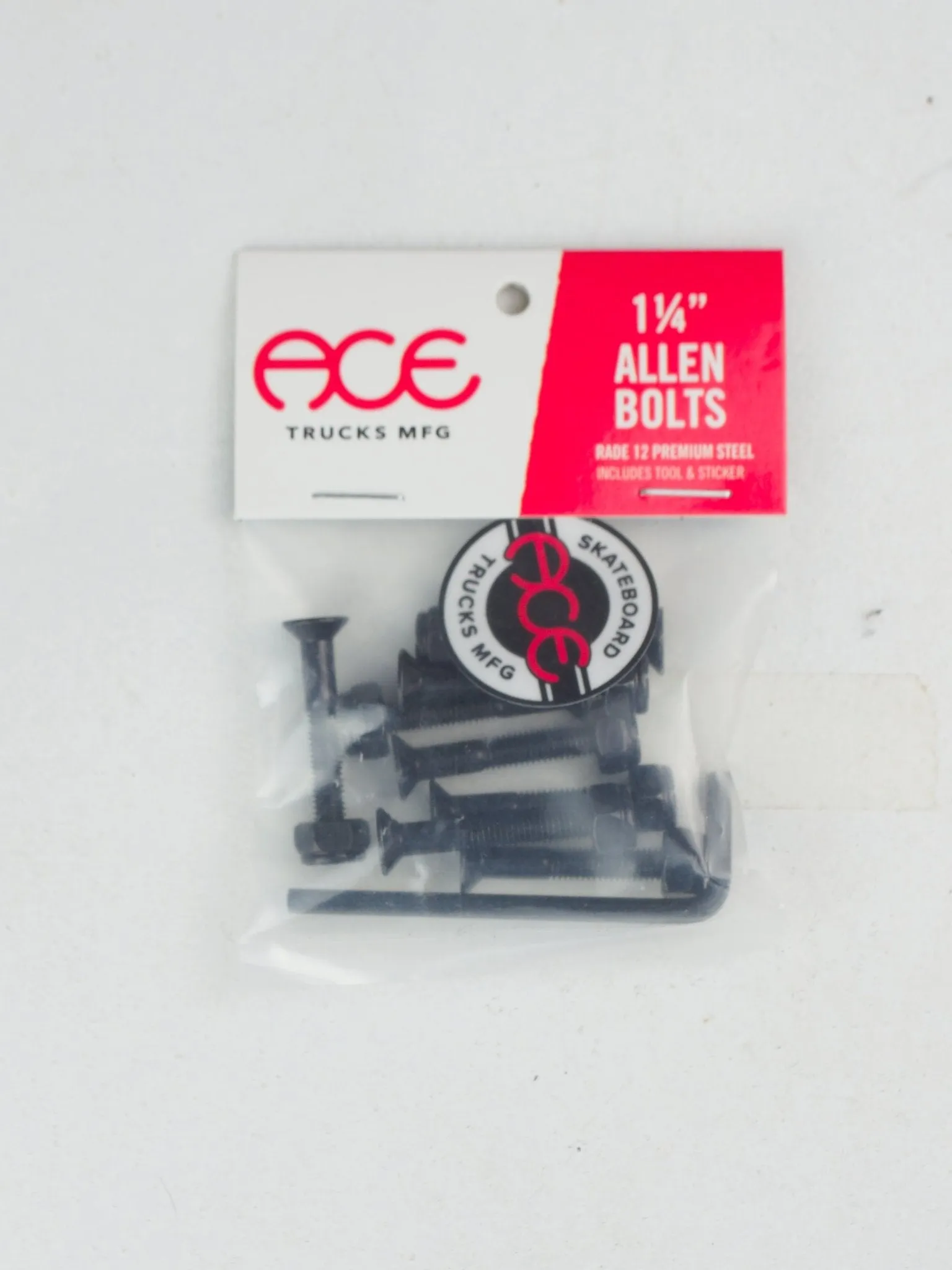 Ace 1 1/4" Allen Skateboard Bolts - Pack Of 8