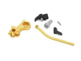 Airsoft Masterpiece CNC Steel Hammer & Sear Set for Marui Hi-CAPA (Custom STI) Type 25 (Gold)