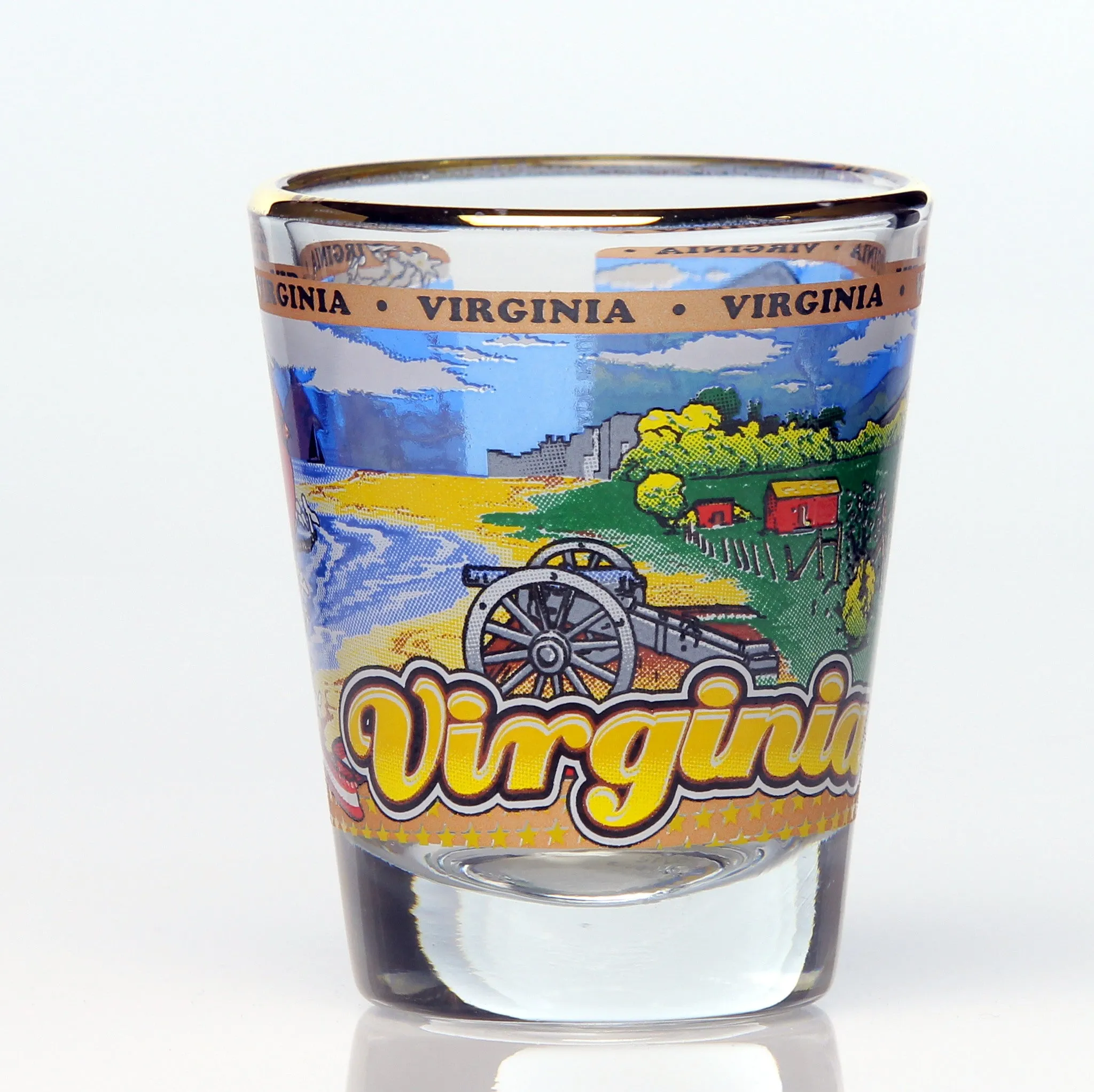 All 50 State Collectible Shot Glasses SET