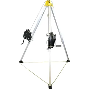 Anaconda™ Confined Space Entry System - Adjustable 7ft Tripod, Winch, and SRL