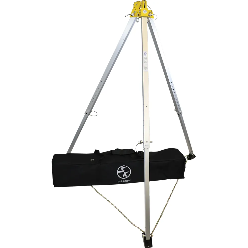 Anaconda™ Confined Space Entry System - Adjustable 7ft Tripod, Winch, and SRL