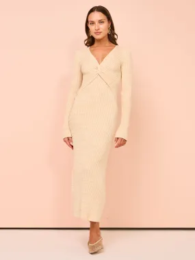 Anna Quan Nova Dress in Sand Dune