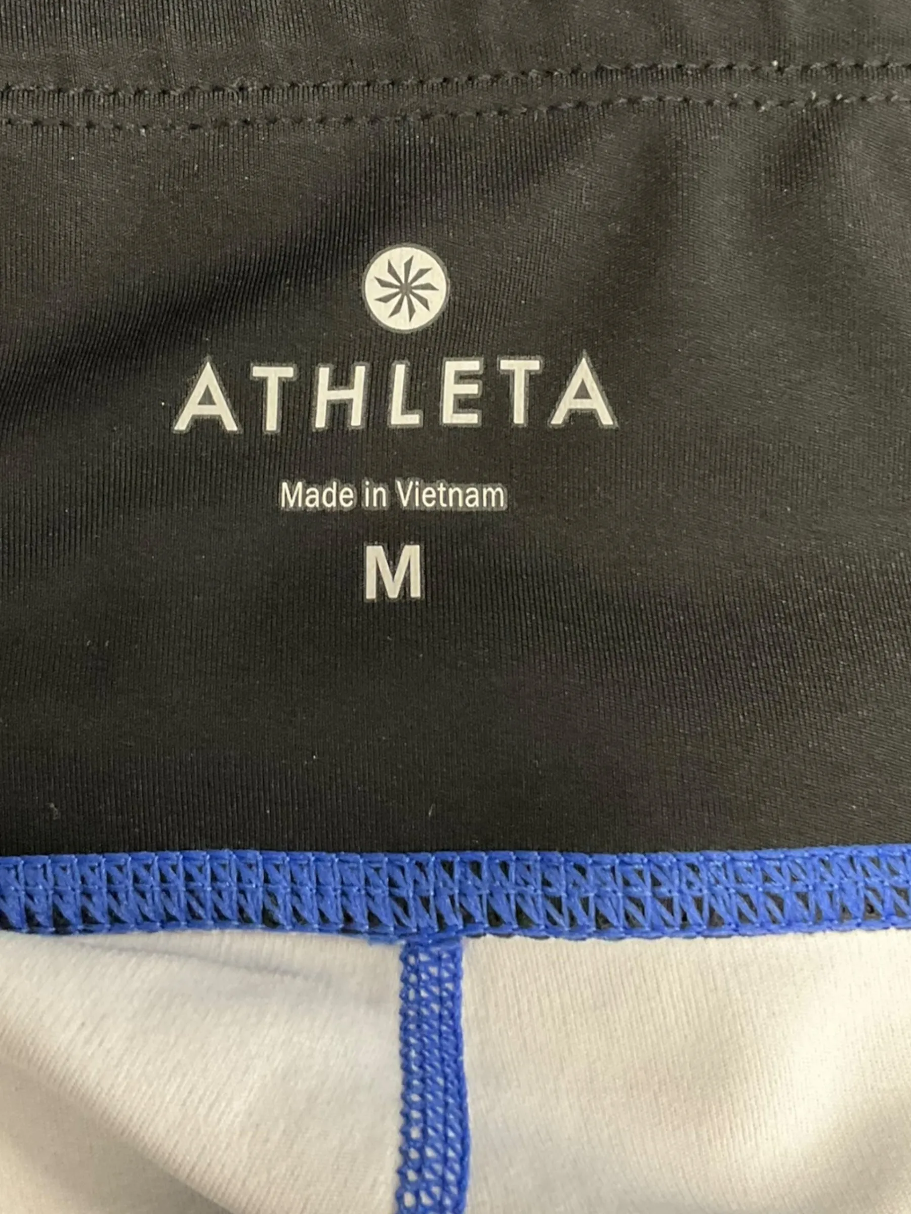 Athletic Leggings By Athleta In Blue, Size: M