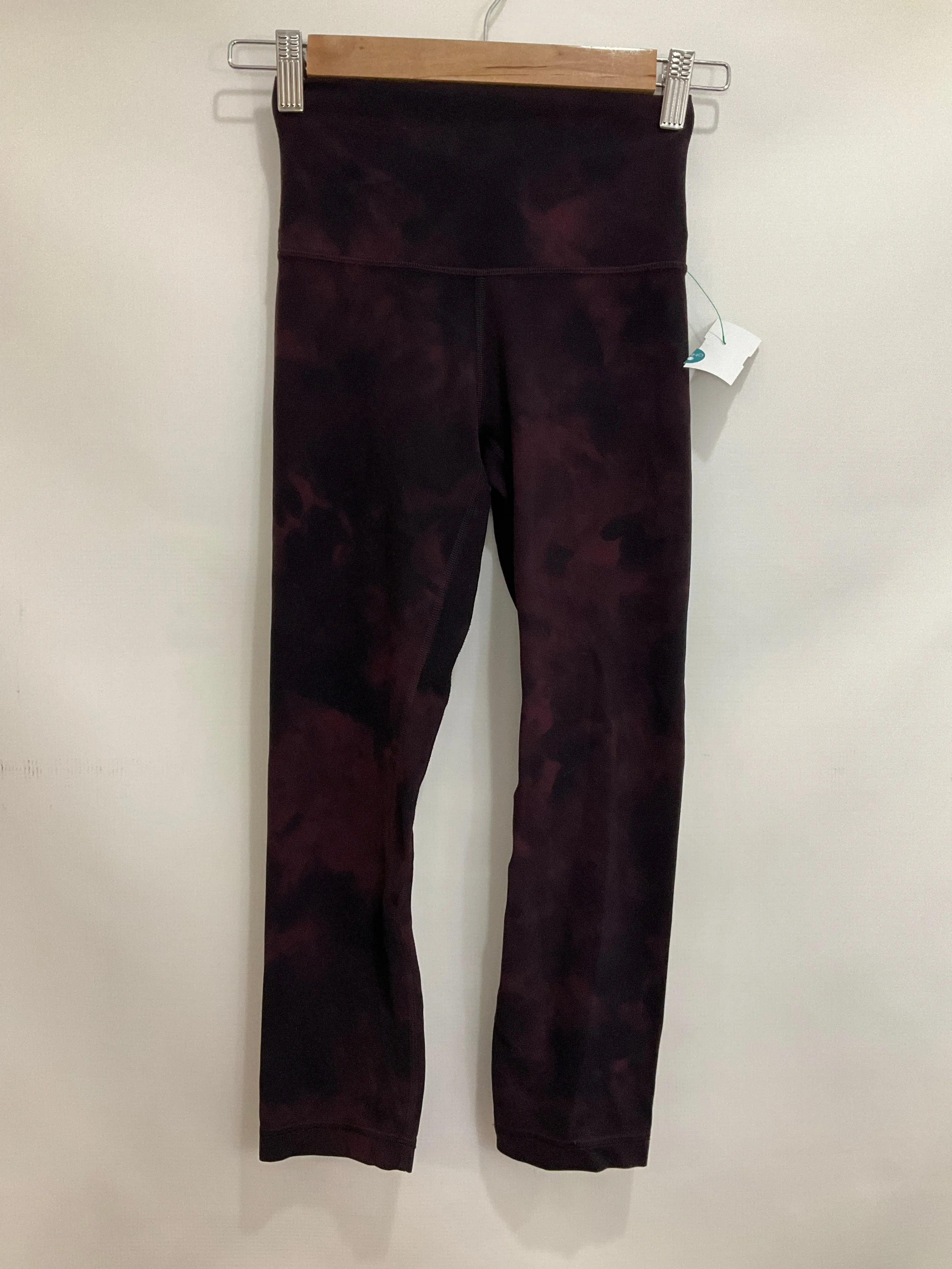 Athletic Leggings By Lululemon In Tie Dye Print, Size: 2