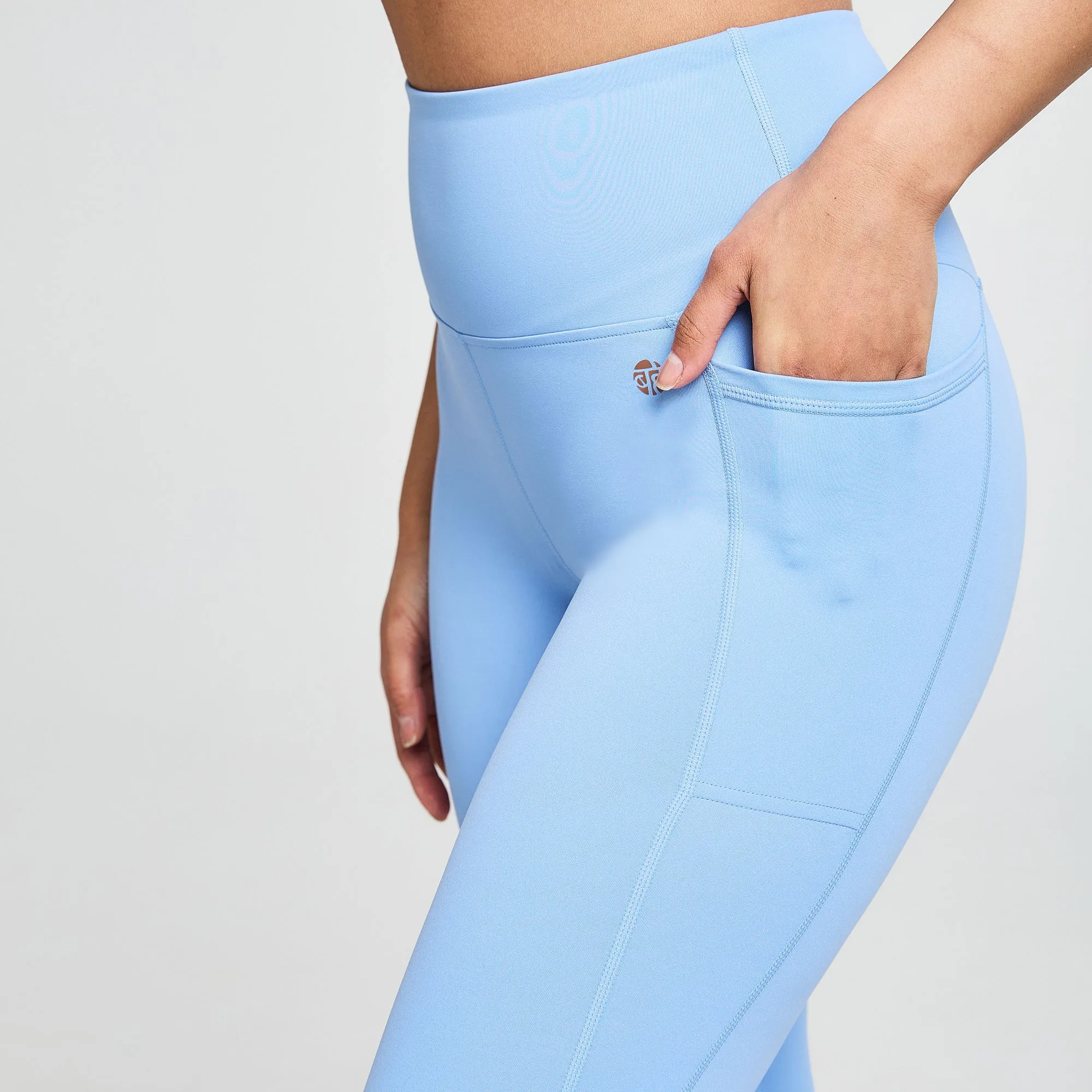 BAHE Attune Side Pocket Legging Full Length - Ocean Blue