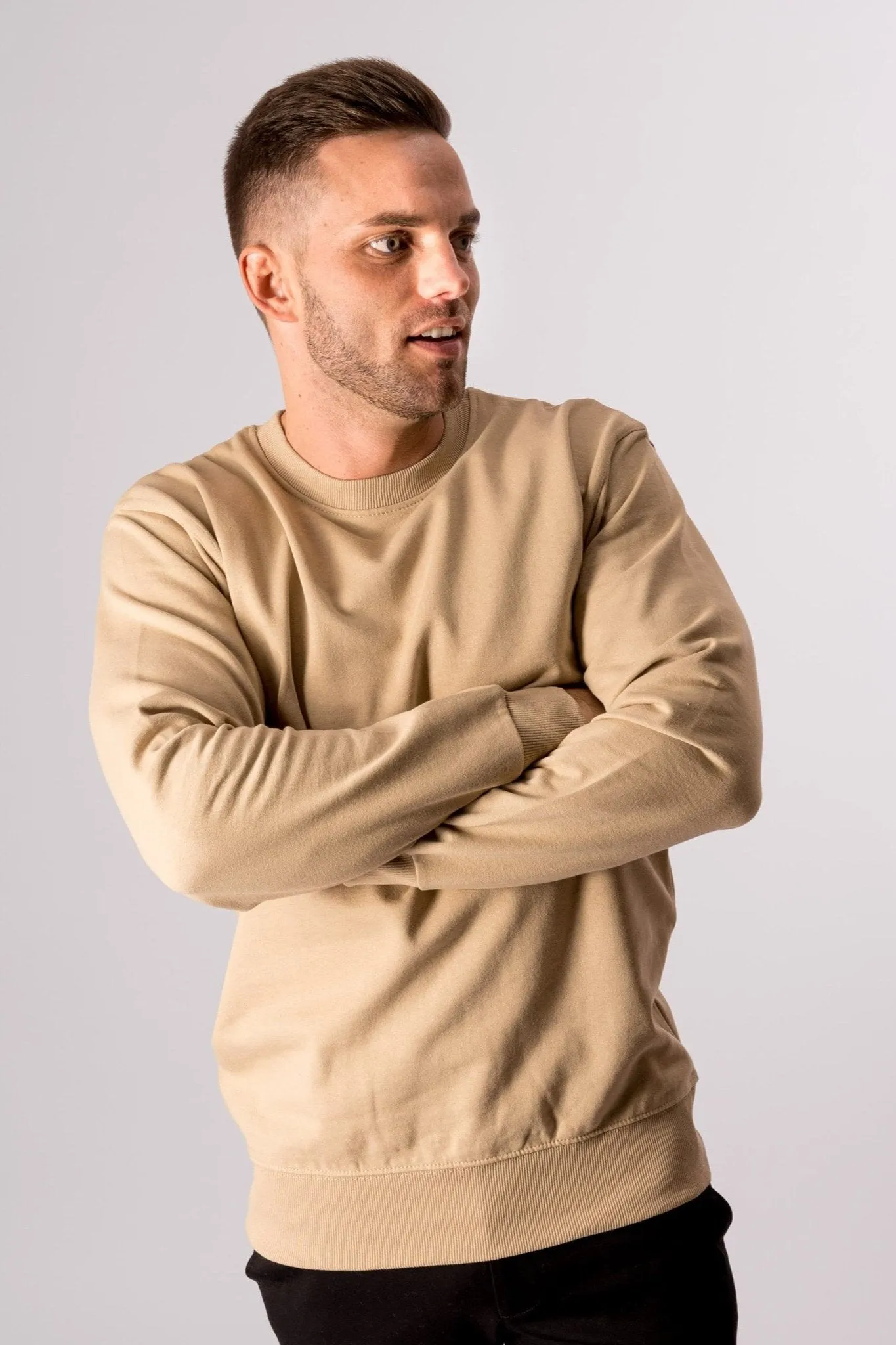 Basic Crewneck - Sand