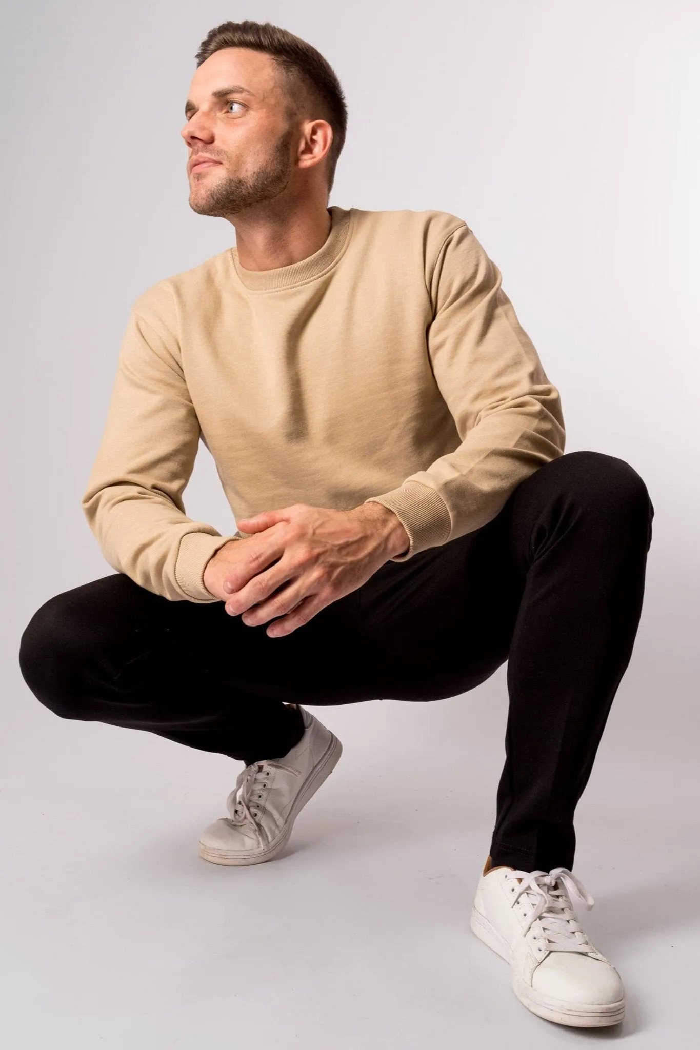 Basic Crewneck - Sand