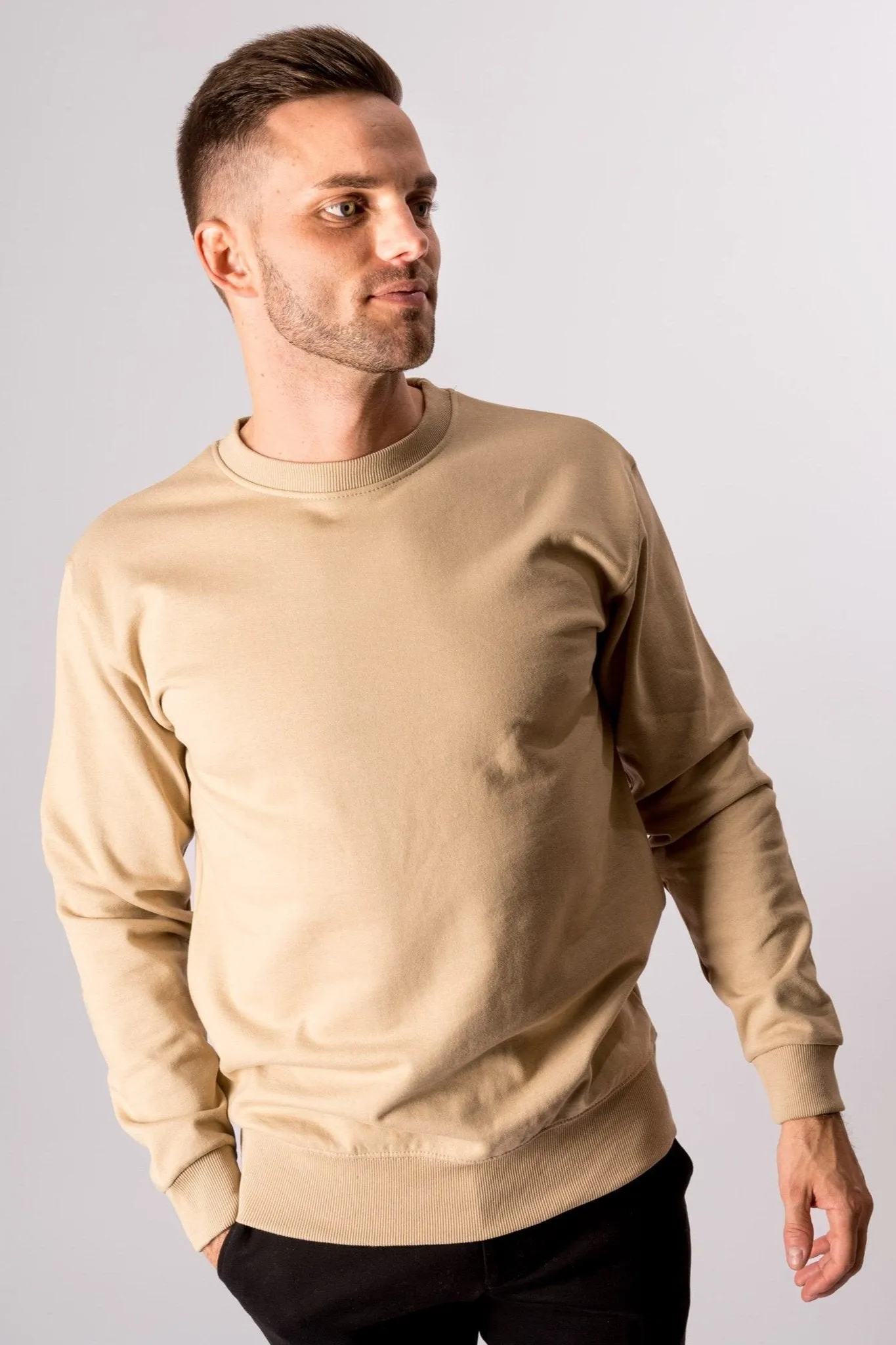 Basic Crewneck - Sand