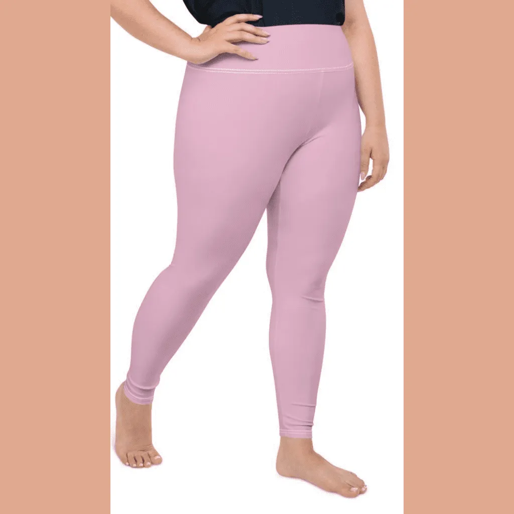 Blush Pink Plus Size Leggings