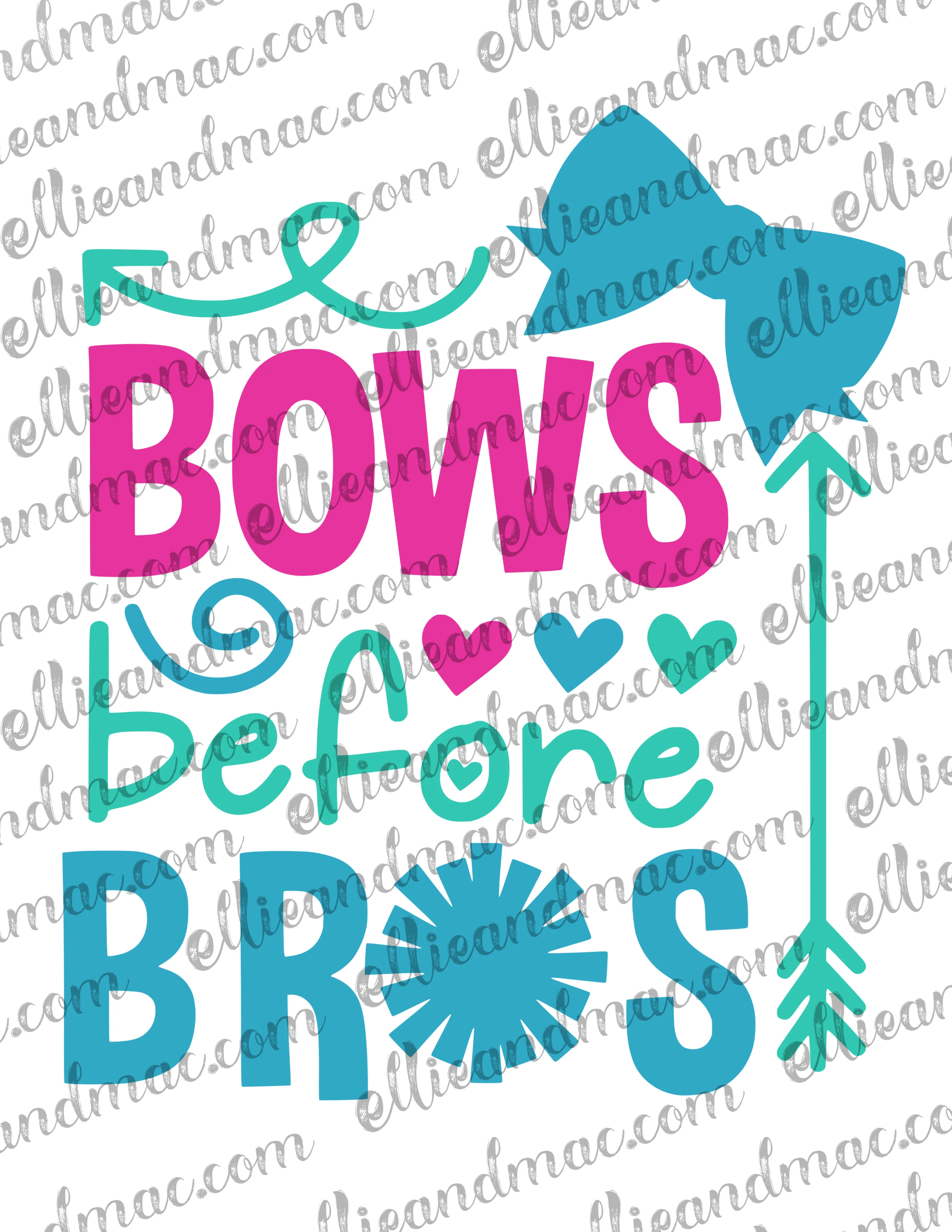 Bows Before Bros Cheerleader By Choice SVG Cutting File