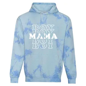 Boy Mama Wave Tie Dye Hoodie