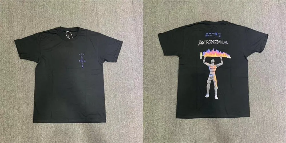 Camiseta Cactus Jack x Fortnite 'Fire Mic'