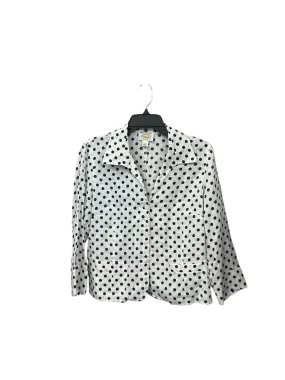 Cardigan By Talbots In Polkadot Pattern, Size: 12petite