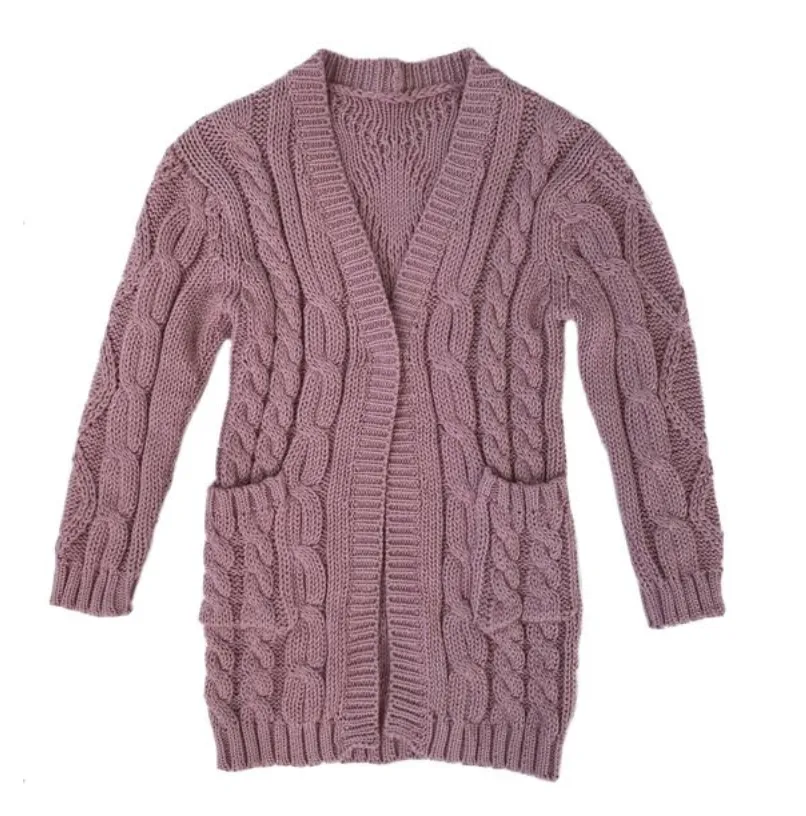 Carla Cardigan - Dusty Rouge