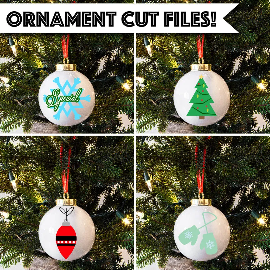 Christmas Ornament Cut Files