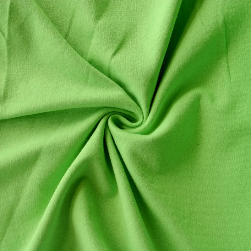 Citrus Green 10 oz. Cotton Lycra Jersey Knit Fabric