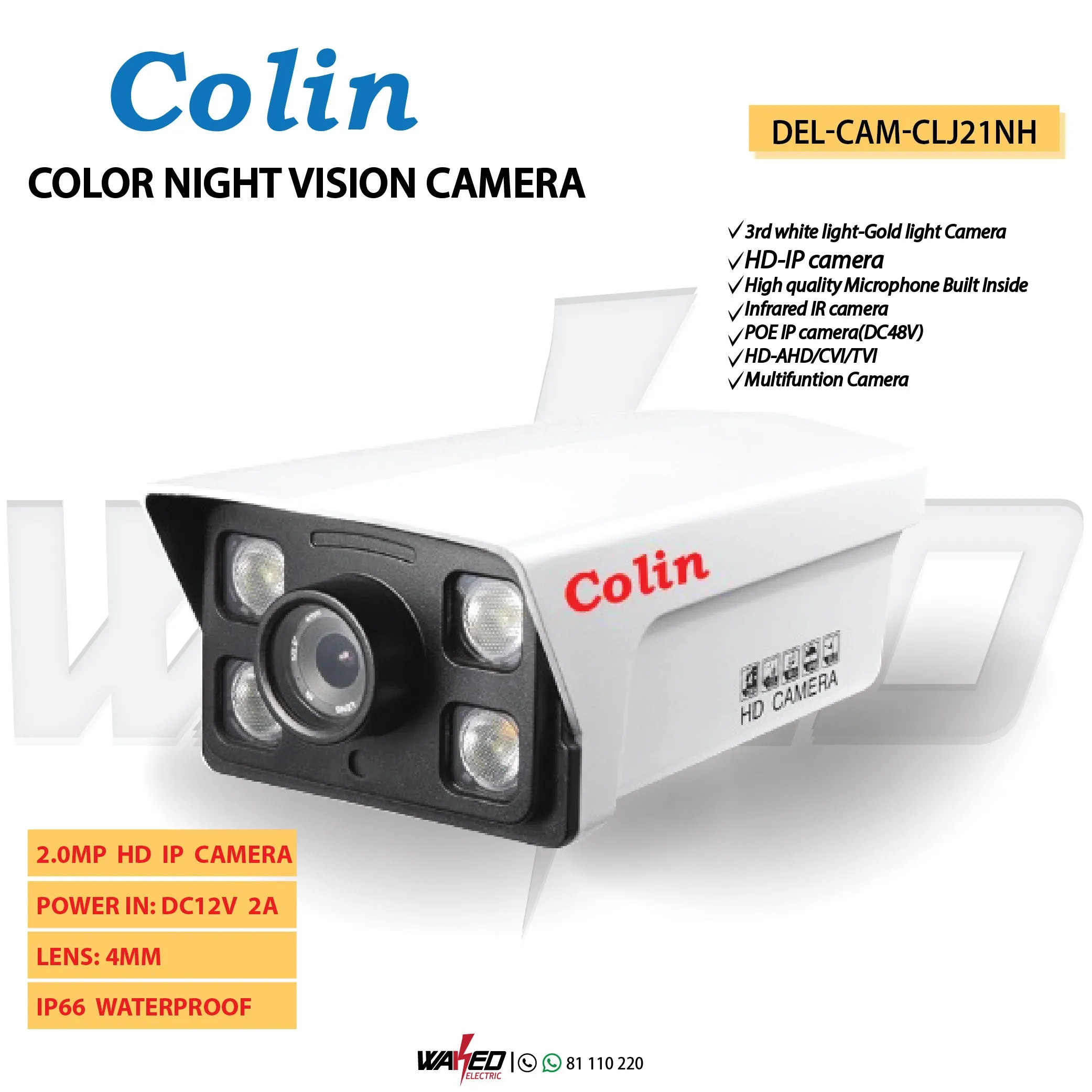 Color Night Vision Camera - Colin