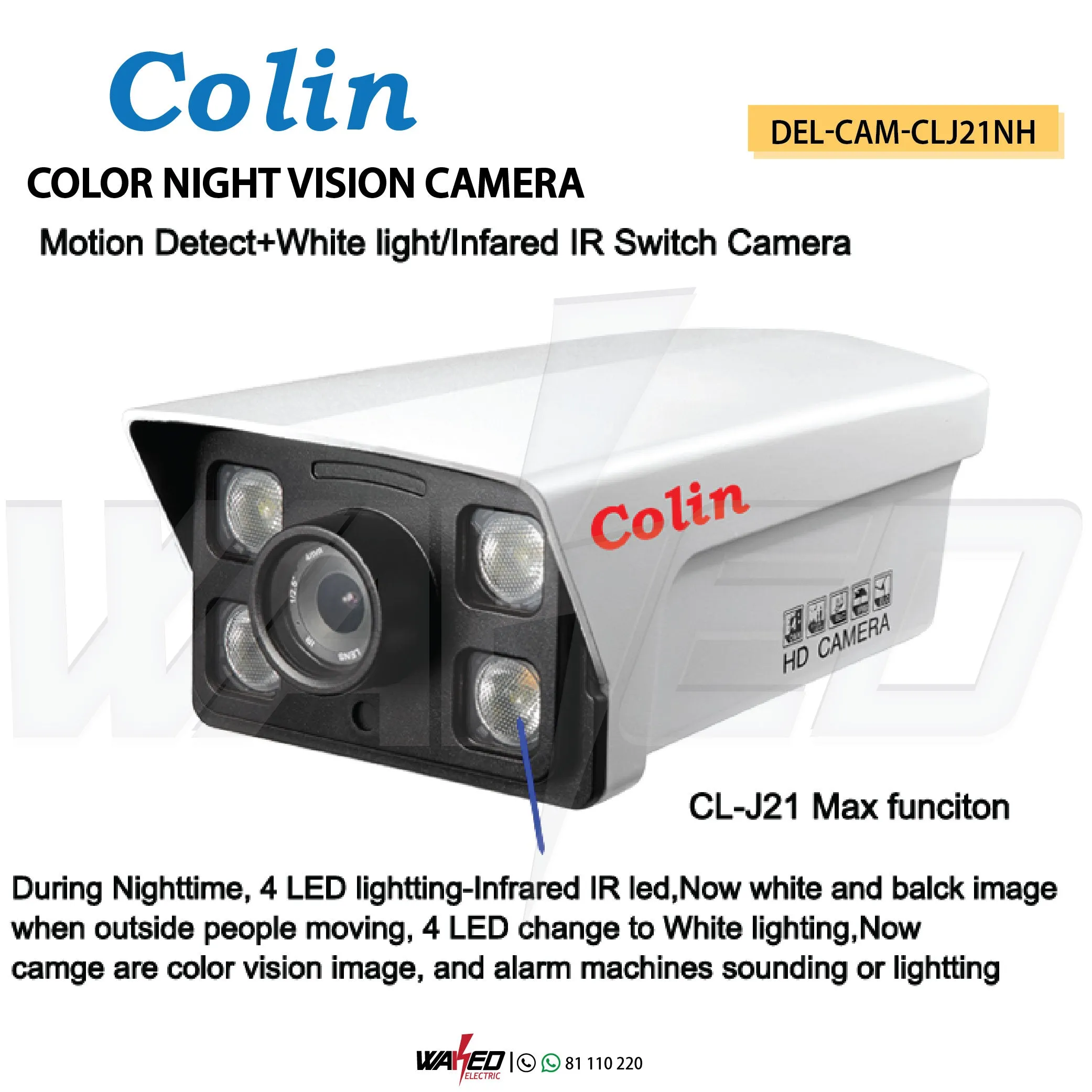 Color Night Vision Camera - Colin