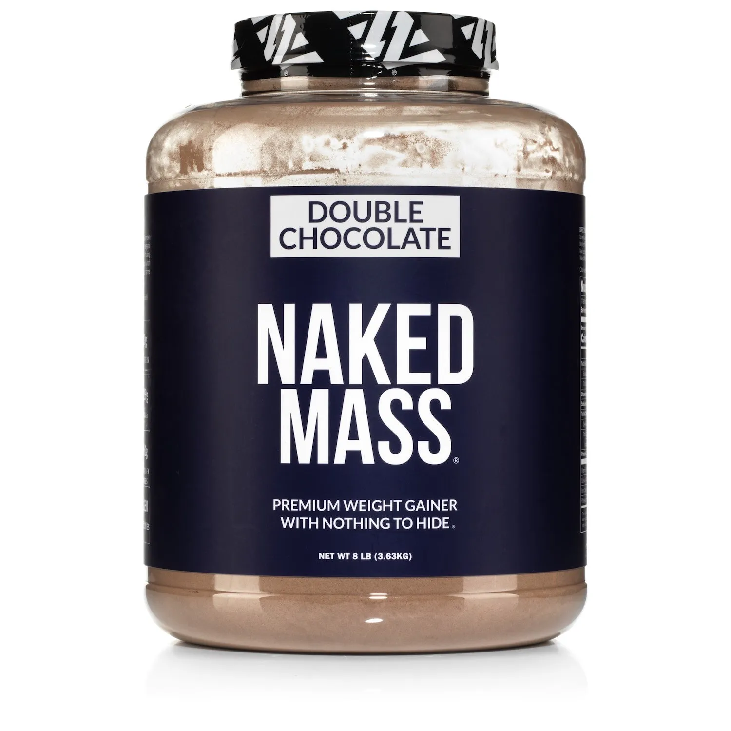 Double Chocolate Weight Gainer Protein Supplement | Naked Mass - 8LB