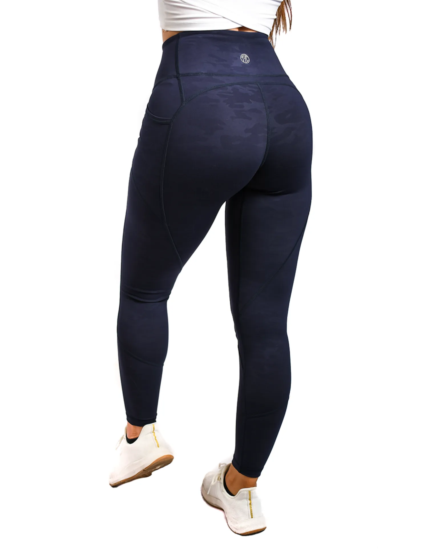 Effortless Heart Booty Leggings With Pockets - Prints