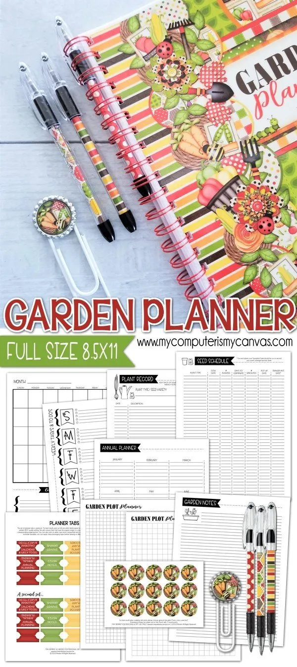 Garden Planner Kit {FULL SIZE; UNDATED} PRINTABLE