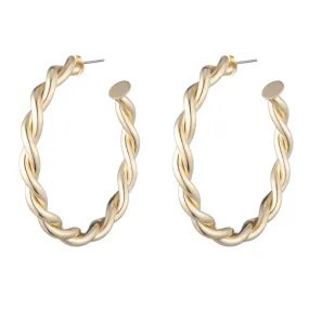 Gemma Gold Hoop Earrings