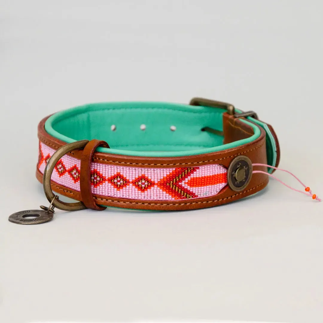 Handgefertigtes Halsband im Bohemian Look - "Sunrise"