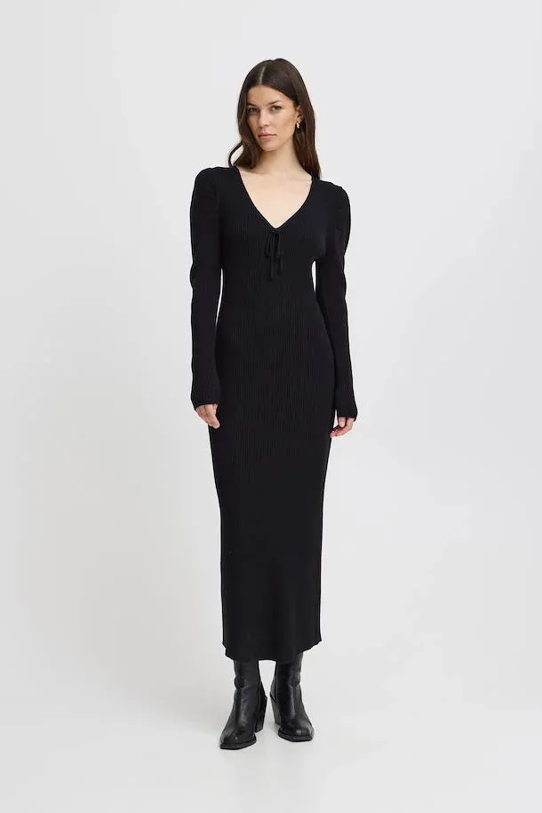 ICHI Brese Freight Black Dress