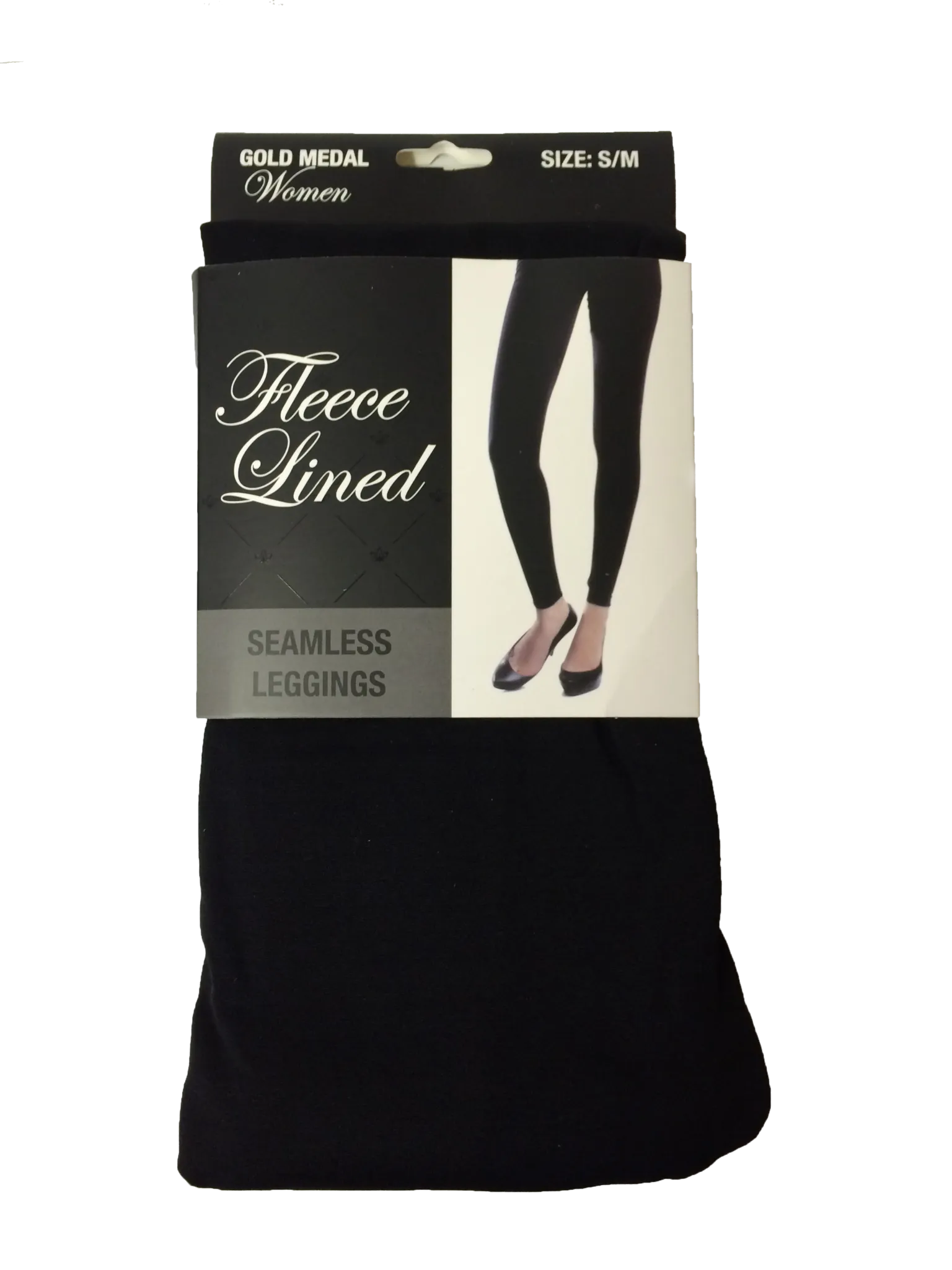 Leggings-Fleece Lined Seemless Black Leggings