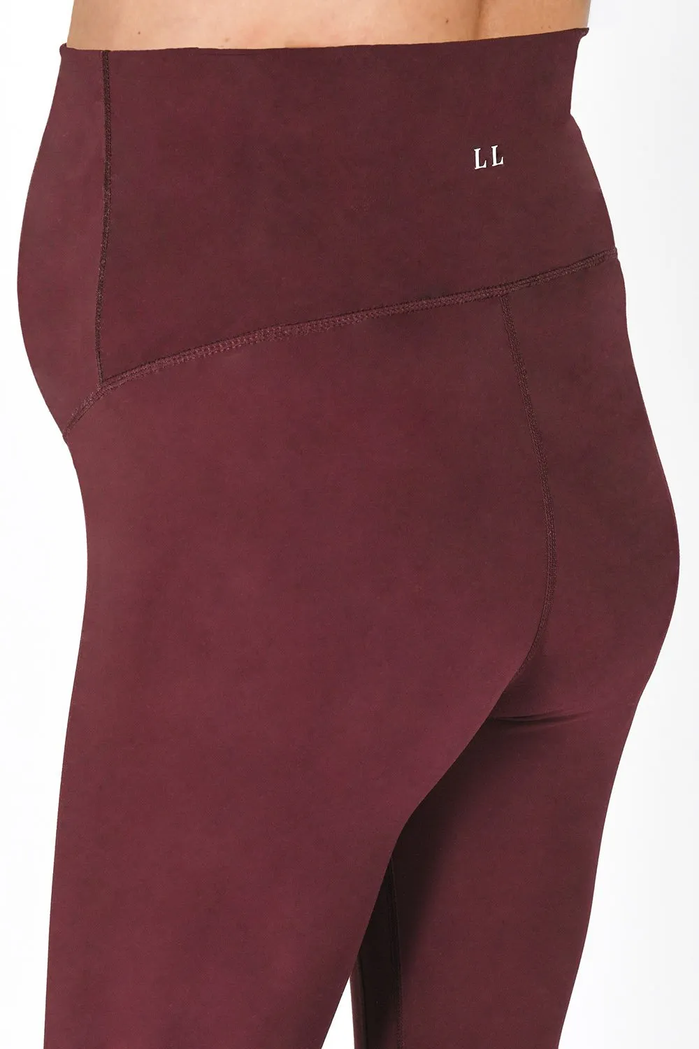 Maternity Revitalise Cropped Leggings - Winter Berry