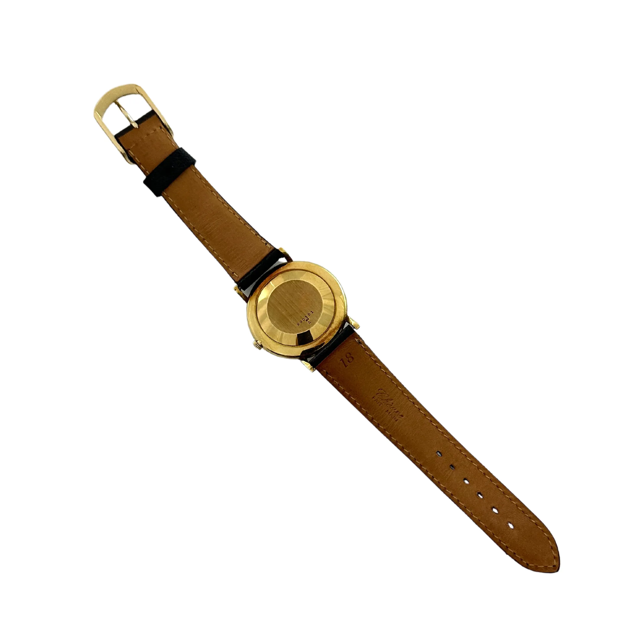 Mid-Century Jaeger LeCoultre Automatic 18K Gold Watch C.1970