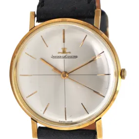 Mid-Century Jaeger LeCoultre Automatic 18K Gold Watch C.1970