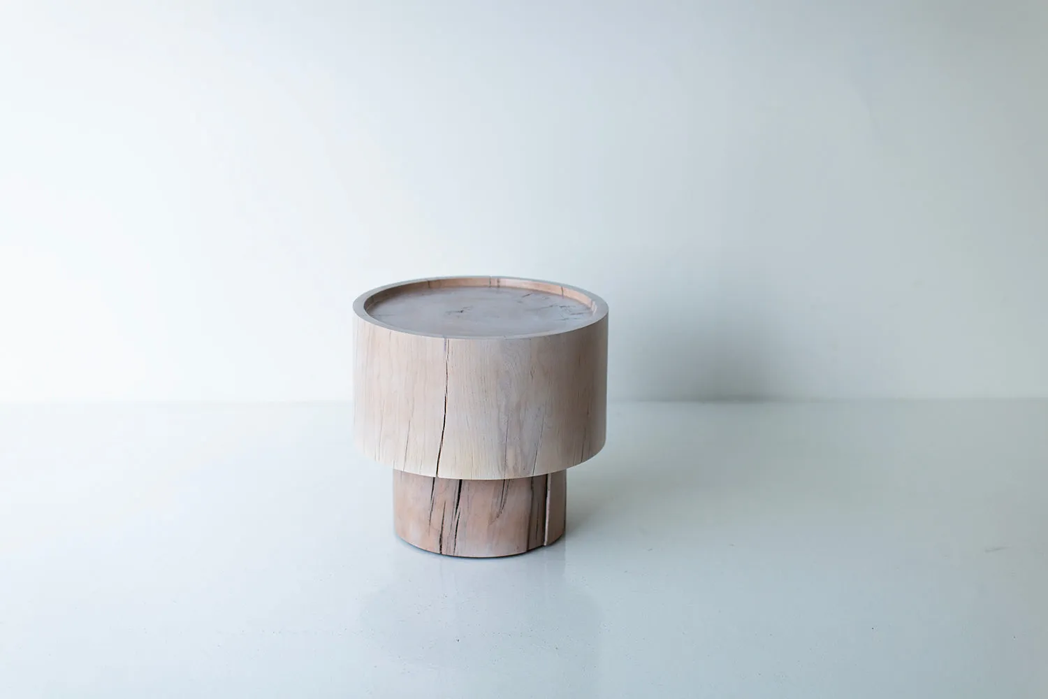 Modern Wood Side Table - The Breeze - 4023