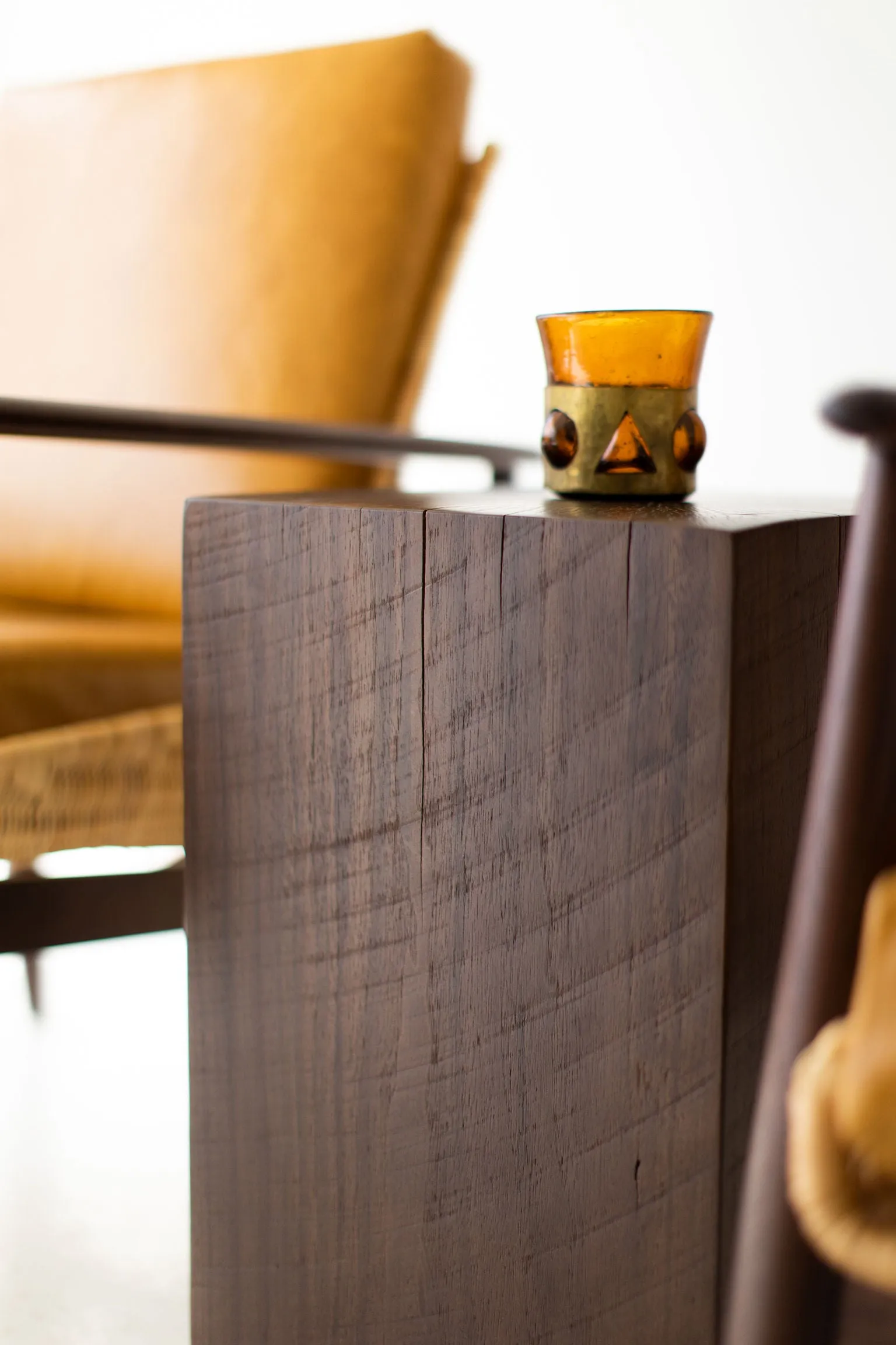 Modern Wood Side Tables - Walnut - 0621