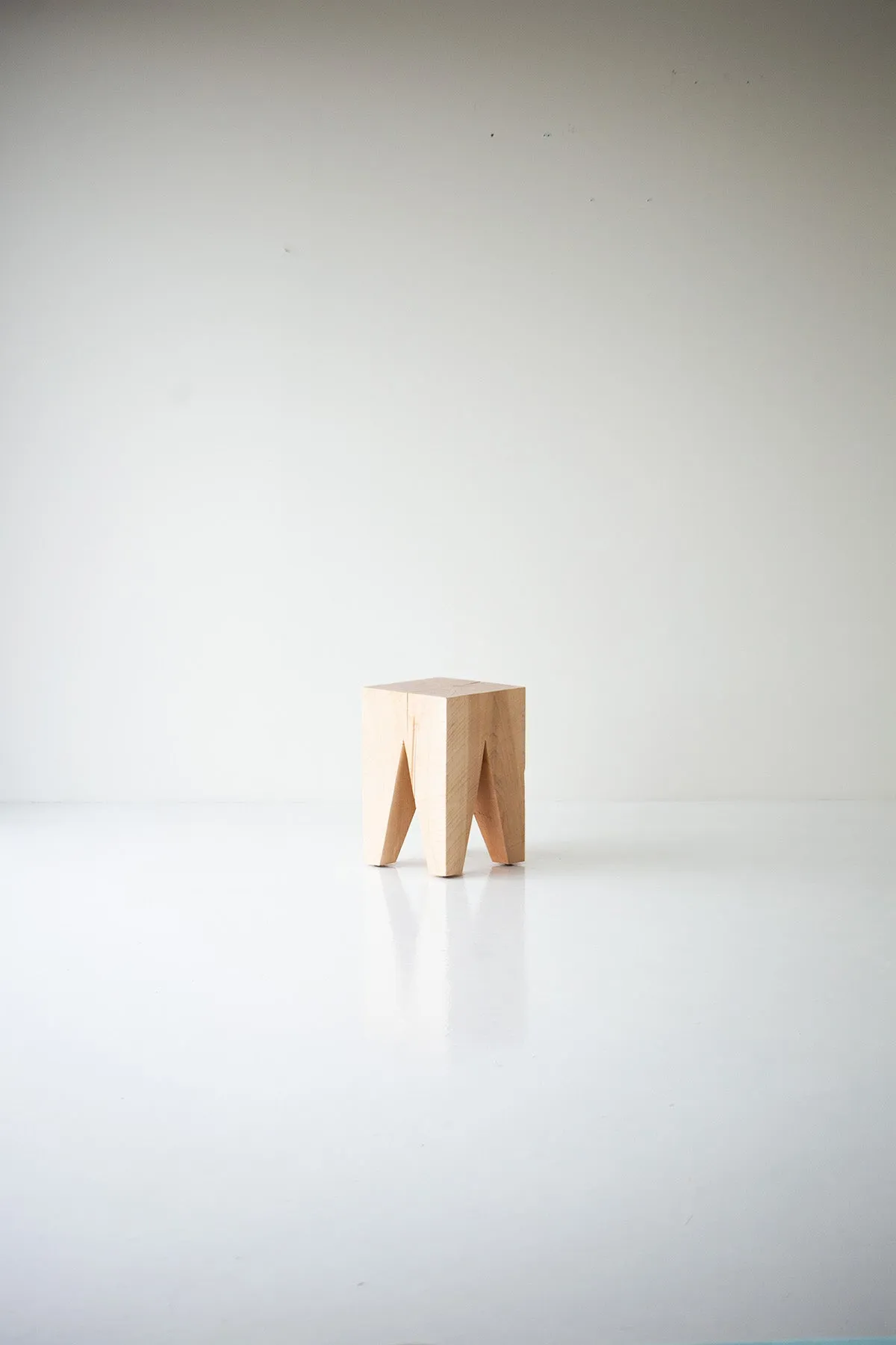 Modern Wood Stool - The Vega - 4922