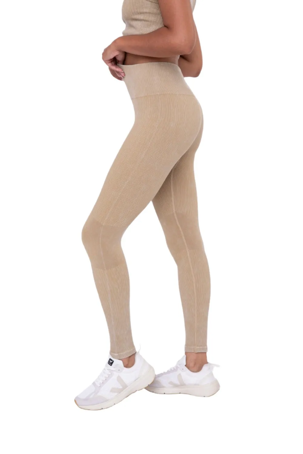 Mono B Ribbed Seamless Leggings APH3126