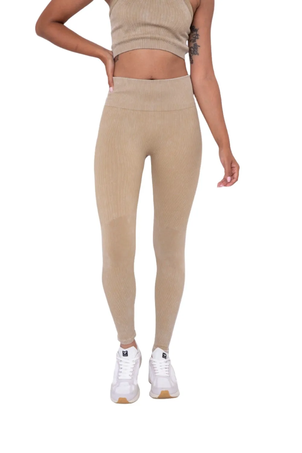 Mono B Ribbed Seamless Leggings APH3126