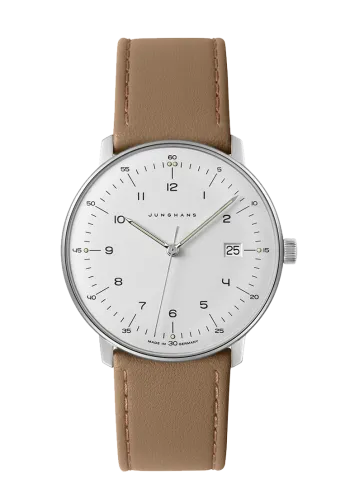 Montre Junghans - Max Bill Quarz veau camel