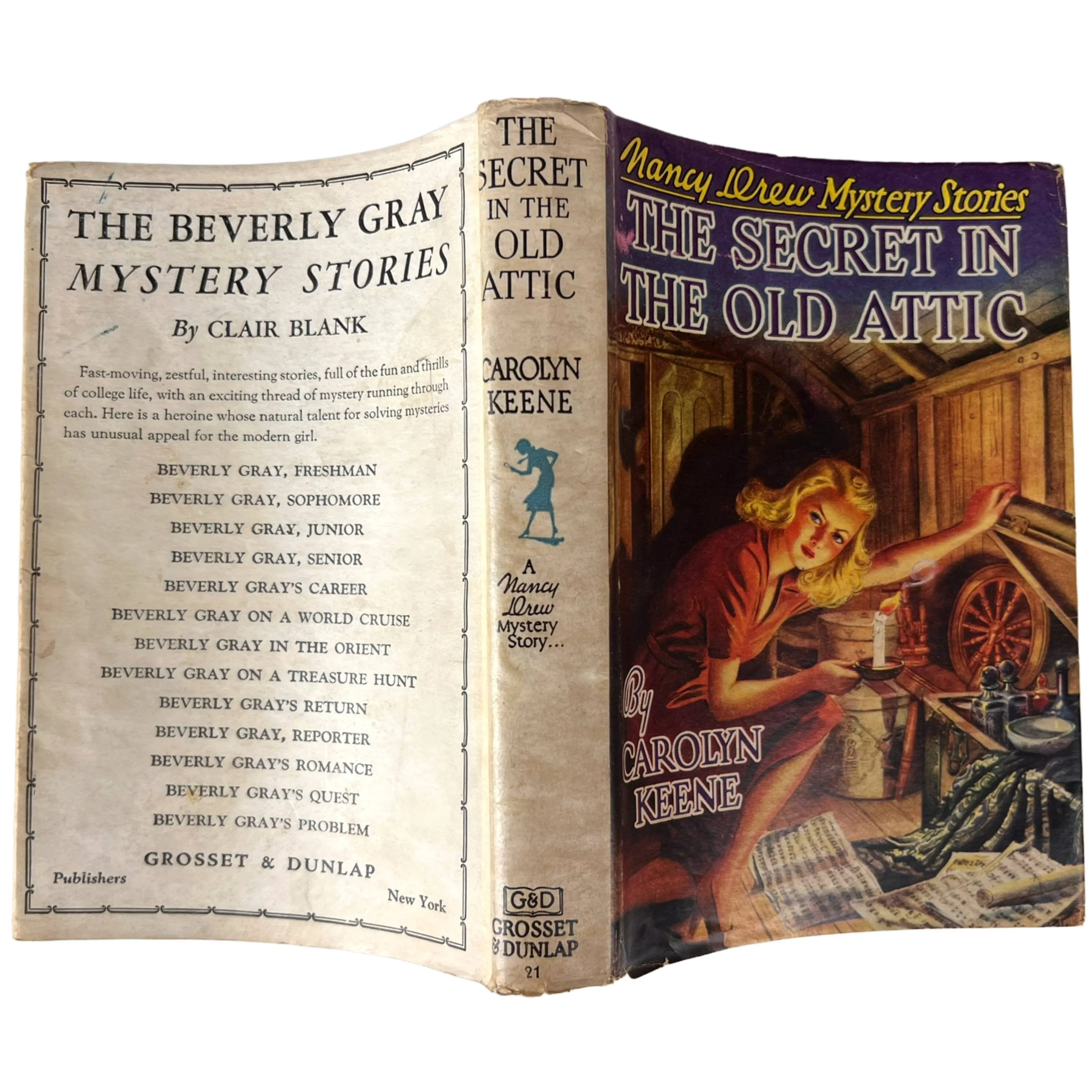 Nancy Drew Book The Secret in the Old Attic 1st Edition 2nd Printing