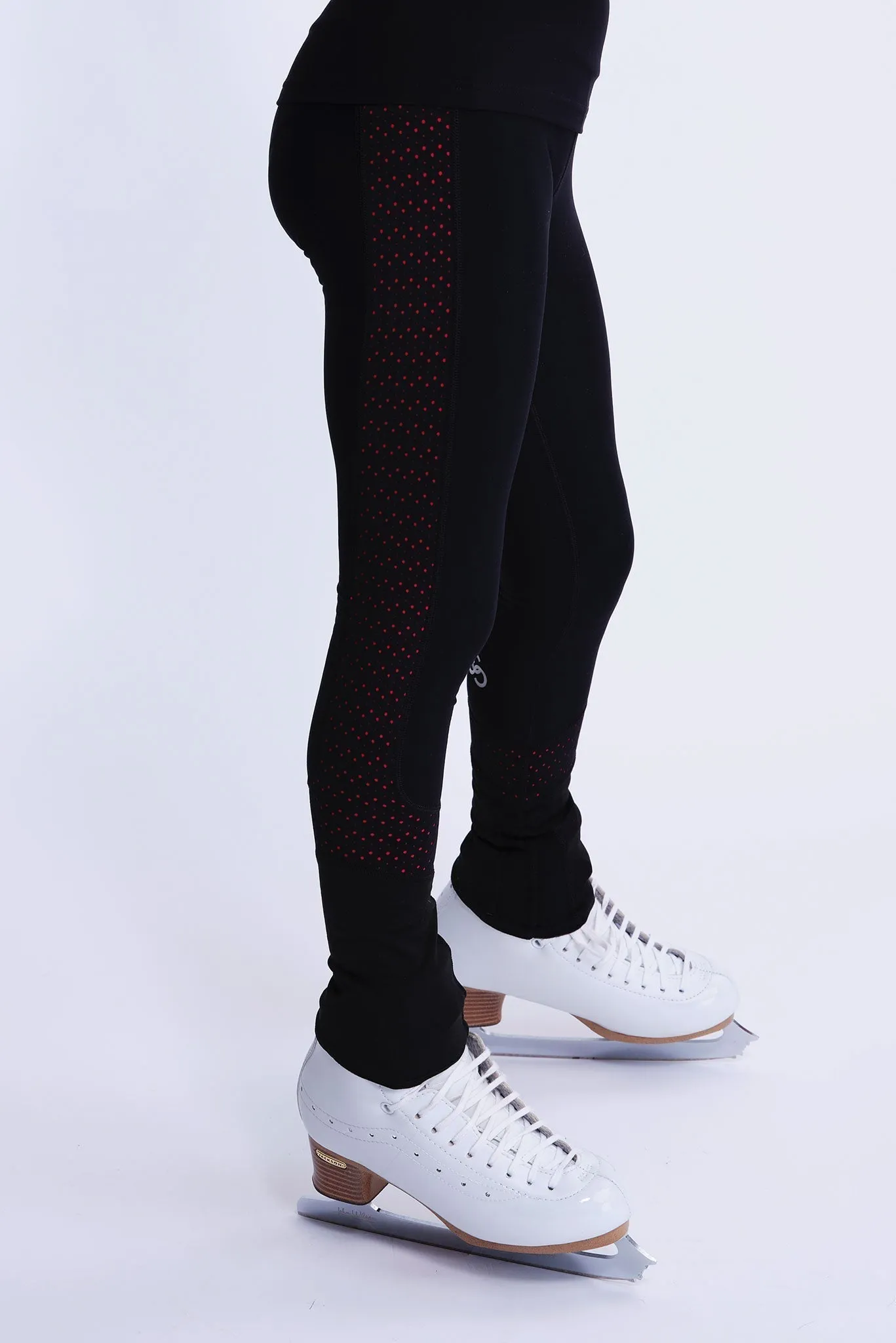 Passion Non-Slip Leggings in Red