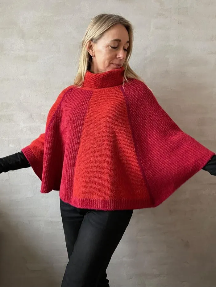 Hanne Falkenberg No. 20 Knitting Kit: Pirouette Poncho/Cape