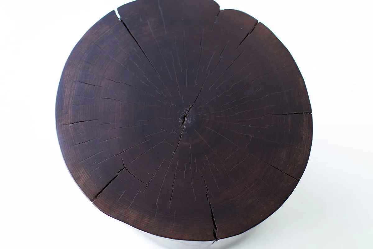 Solid Walnut Stump Table - 1224