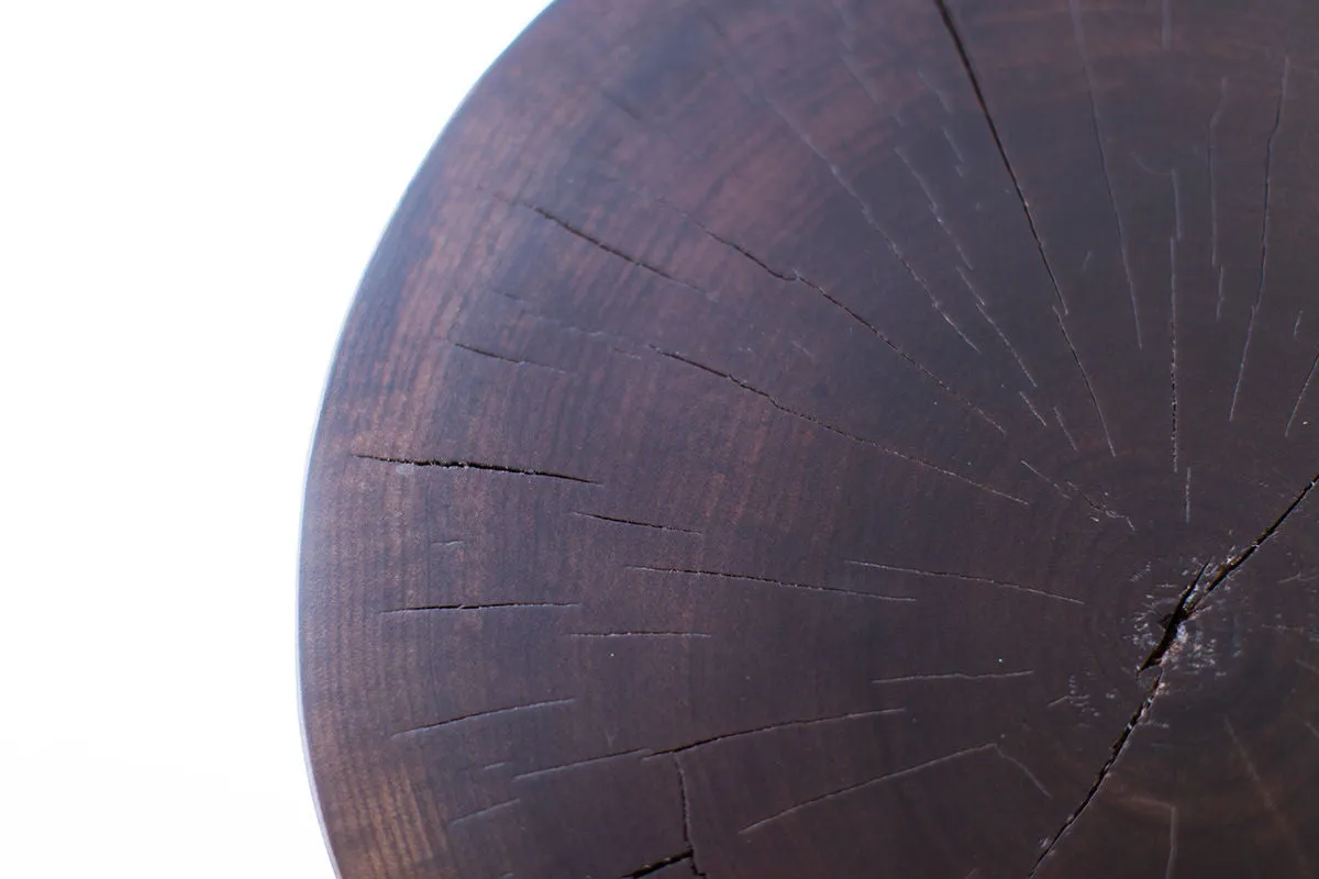 Solid Walnut Stump Table - 1224