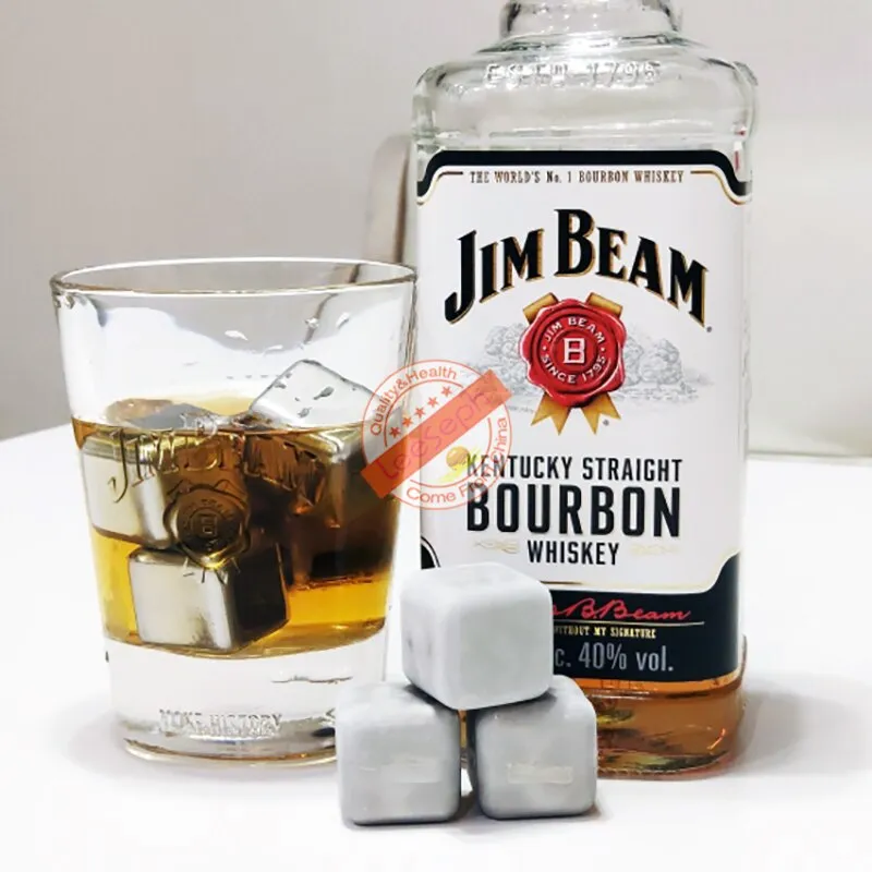 Stainless Steel Ice Cube, Reusable Chilling Stones for Whiskey