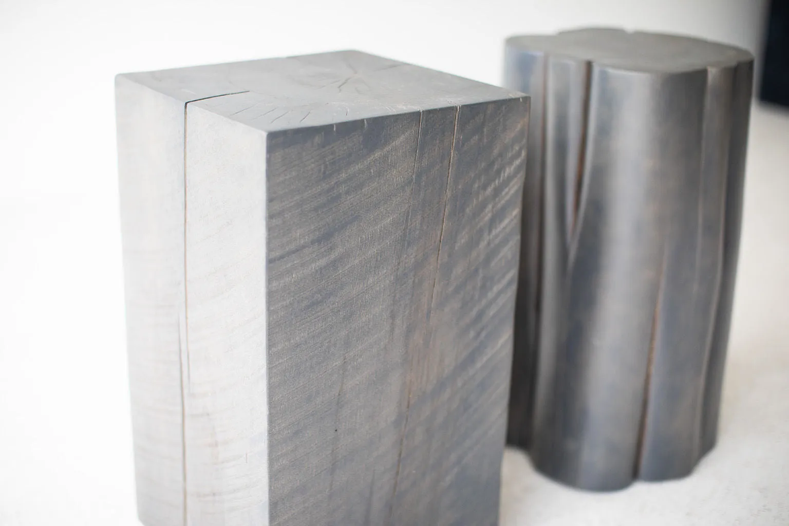 Stump Side Tables - Slate Grey - 1121