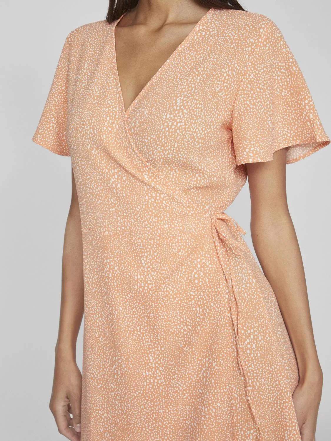 VILOVIE Dress - Shell Coral