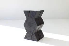 Zig Zag End Table - Burnt Finish - 2623